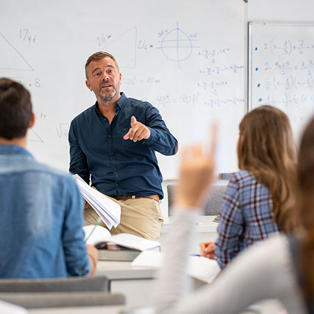 Students and instructor in ACT workshop